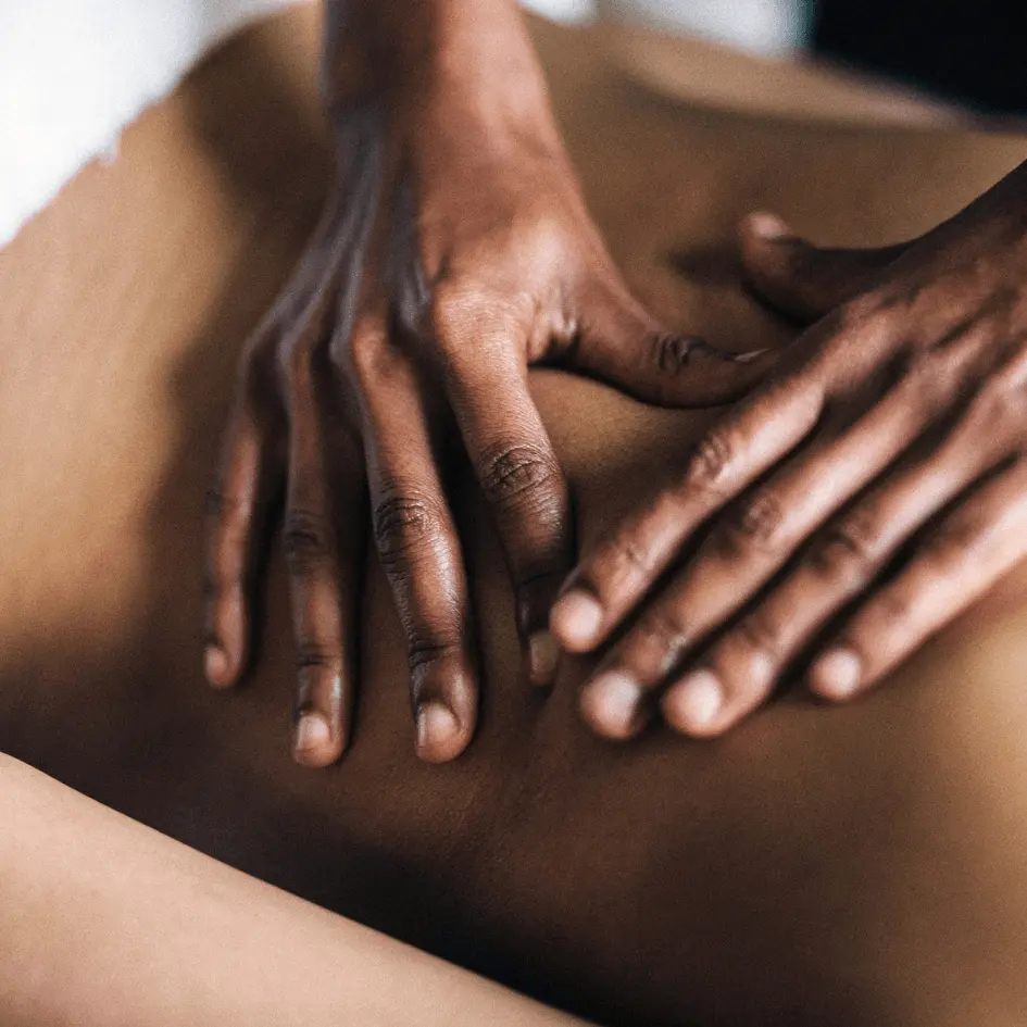 Lower back massage to soothe sciatica